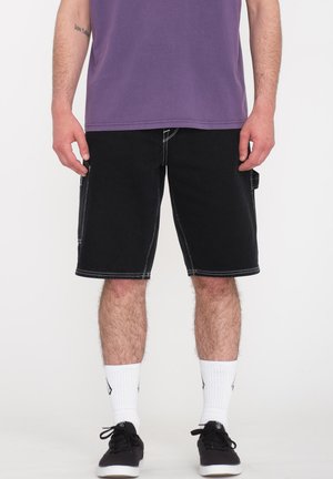 LABORED UTILITY - Jeansshort - black