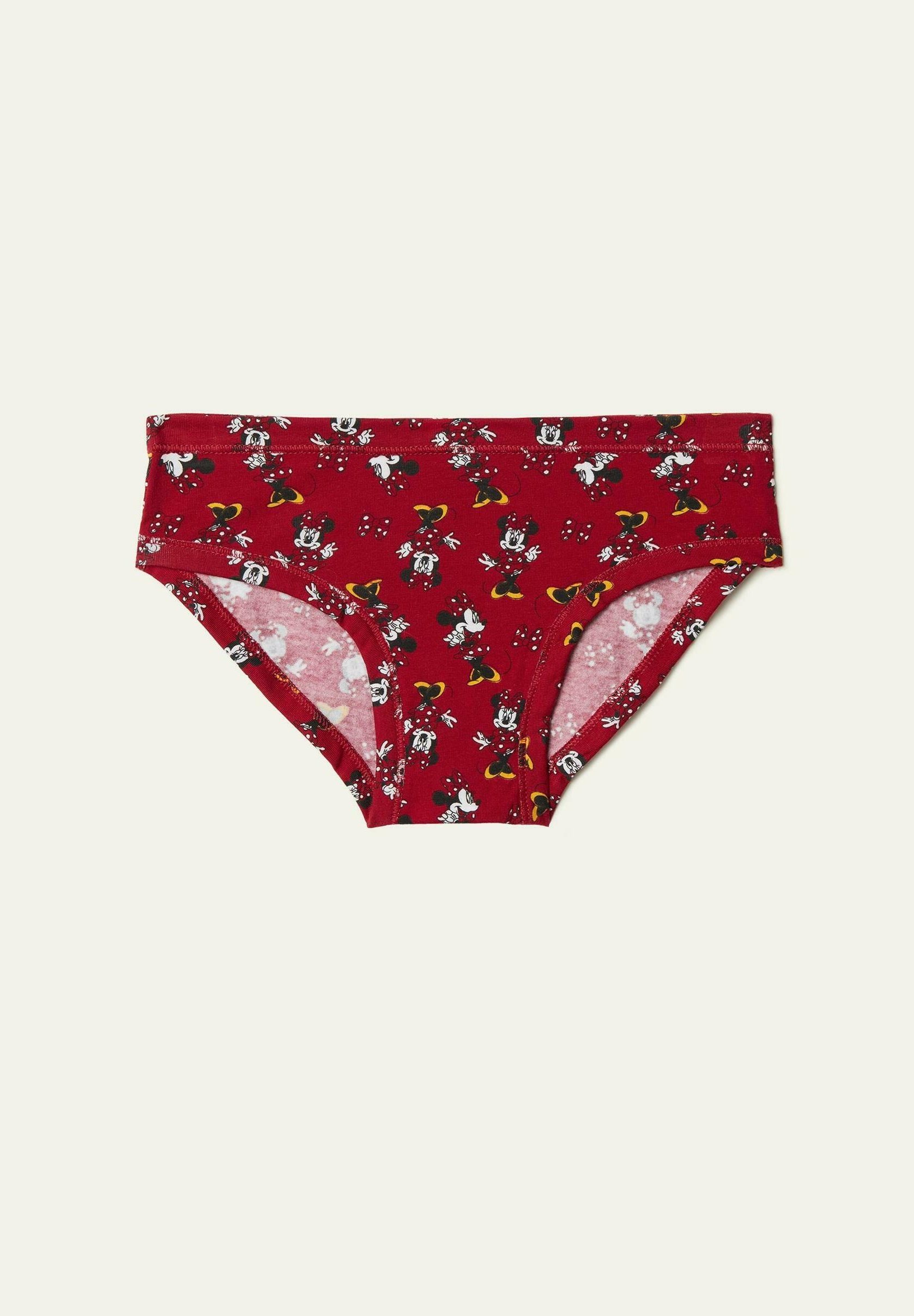 Tezenis MINNIE PRINT - Braguitas - dark red/rojo oscuro - Zalando.es