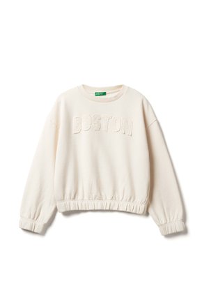 WITH EMBROIDERY - Sweatshirt - white