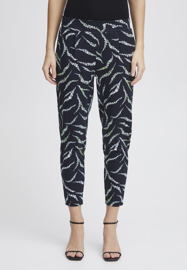 IHKATE - Trousers - total eclipse zebra flower aop
