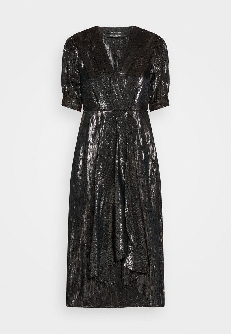 Scotch & Soda Cocktailjurk zilverkleurig