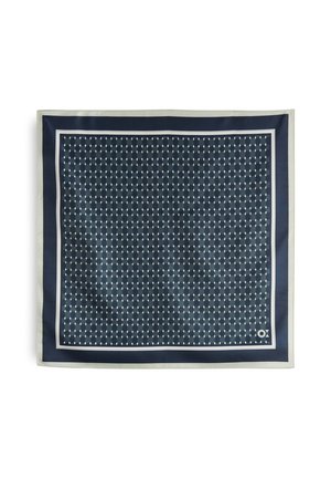 PRINT - Schal - coal blue