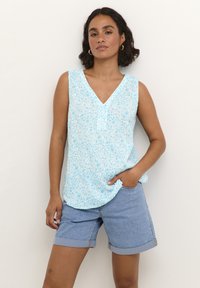 Kaffe - AMBER PRINTED - Blusa - blue atoll petit fleur Imagen en miniatura 1