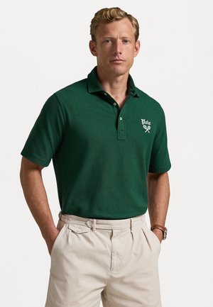 CLASSIC FIT TENNIS CREST MESH POLO SHIRT - Pólóing - moss agate