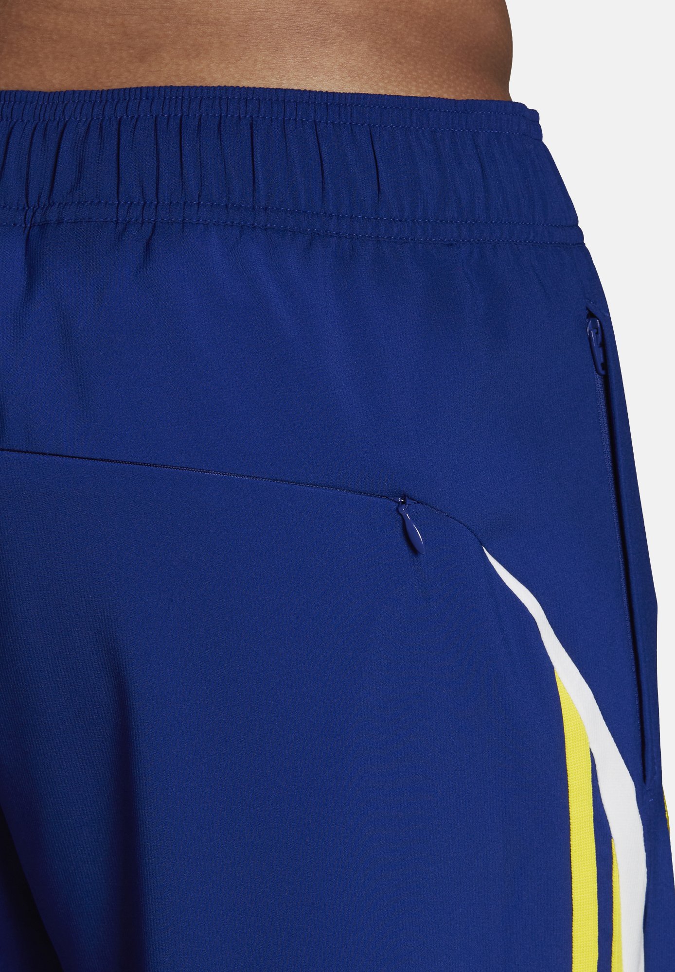 adidas Performance BOCA JUNIORS TEAMGEIST WOV PANT - Pantalones deportivos  - blue/azul - Zalando.es