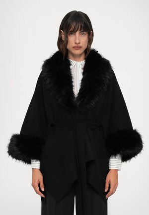 JOANNE SWEATER COAT TRIM - Mantella - black