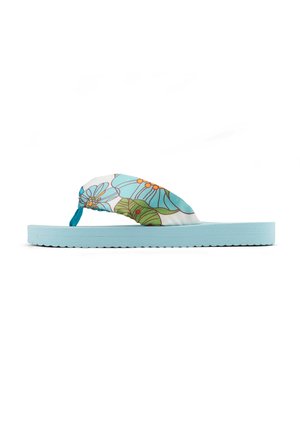 FLOWER - T-bar sandals - blue multi