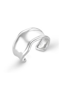 Orelia STATEMENT MOLTEN CUFF - Pulsera - silver-coloured