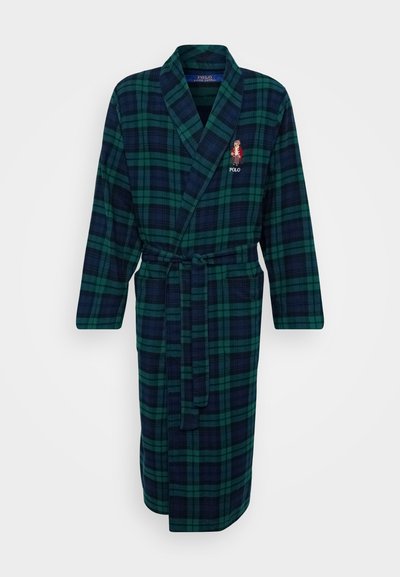 Polo Ralph Lauren ROBE LOUNGE - Albornoz - green/blue/black