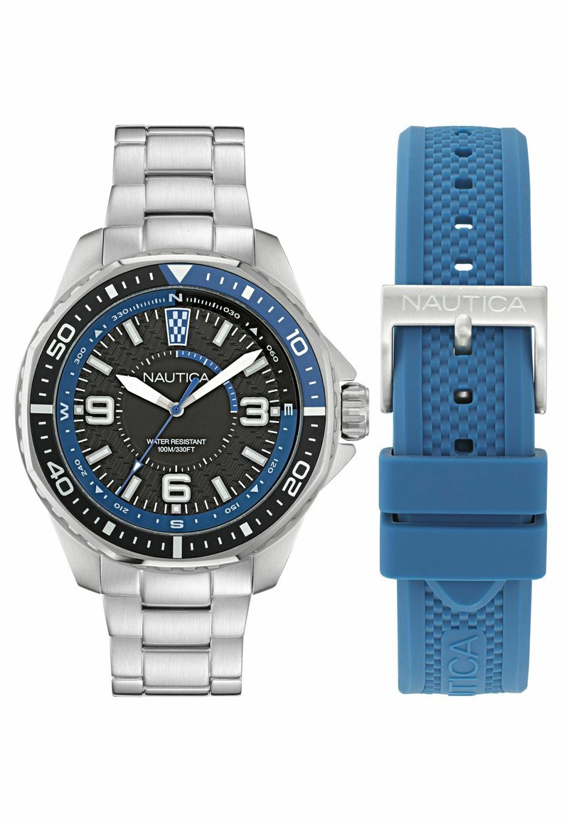 Nautica KOH MAY BAY - Käekell - silver tone