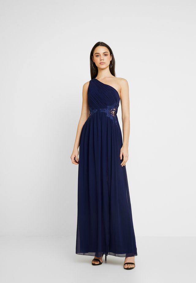 NADJA ONE SHOULDER DRESS - Iltapuku - navy
