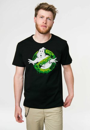 Print T-shirt - schwarz