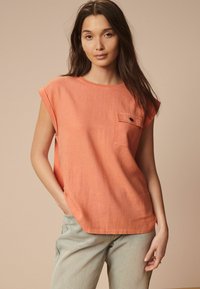 Next POCKET  REGULAR FIT - Top - peach orange