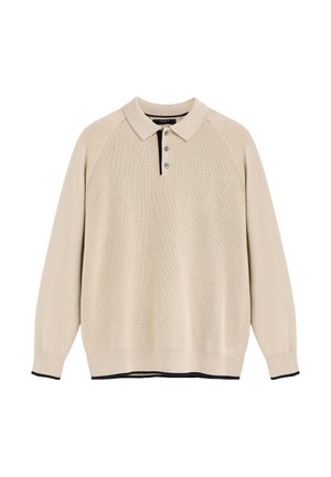 Polo Club, PULLOVER MAN ST. JAMES LONG SLEEVE REGULAR FIT - Polo - beige