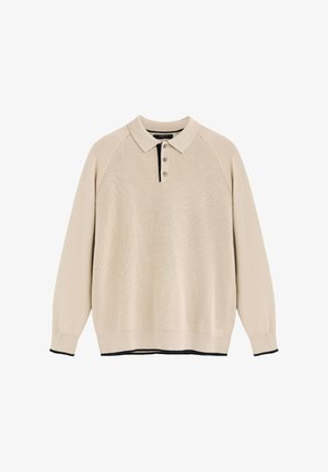 Polo Club, PULLOVER MAN ST. JAMES LONG SLEEVE REGULAR FIT - Polo - beige