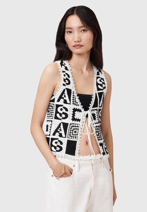FLORENCE - Veste sans manches - black chalk white