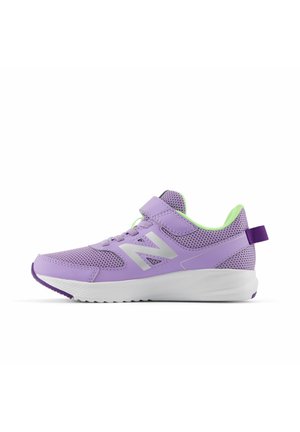 New Balance 570V3 BUNGEE LACE WITH TOP STRAP - Sneakers basse - lilac glo bleached lime glo