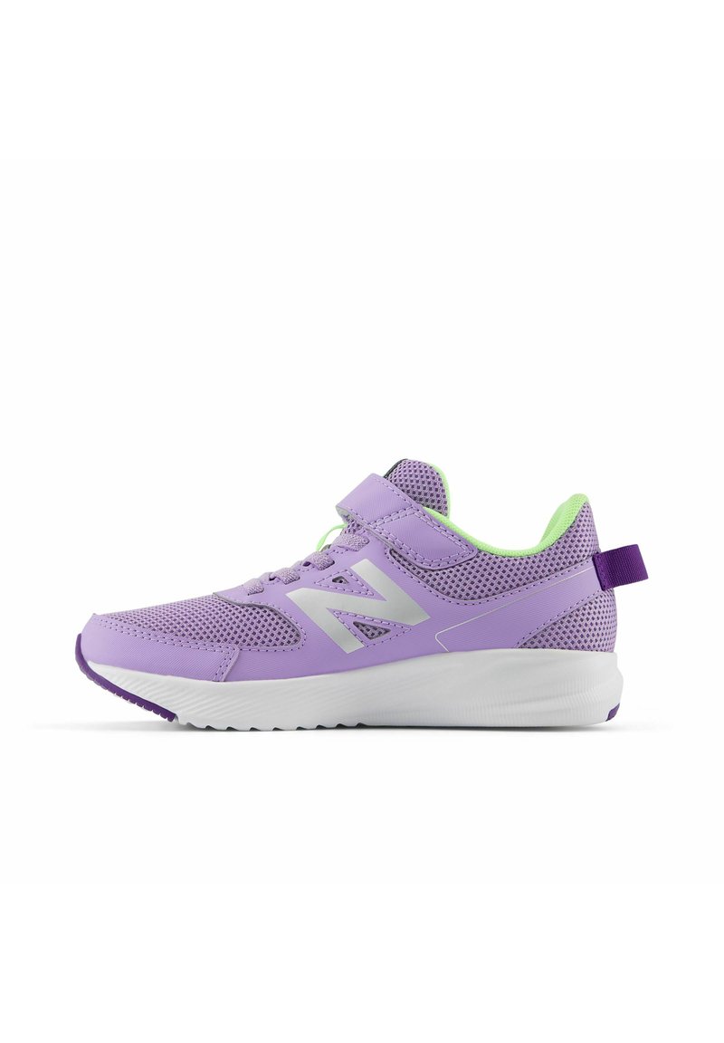 New Balance 570V3 BUNGEE LACE WITH TOP STRAP - Sneakers basse - lilac glo bleached lime glo