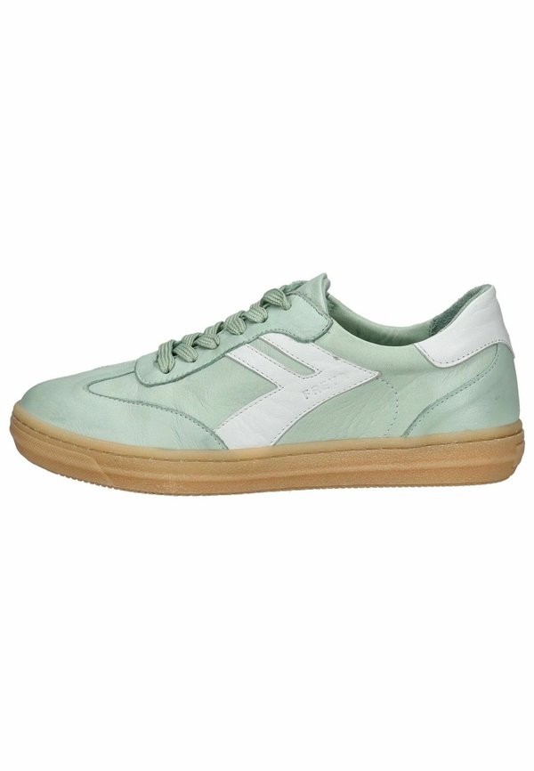 Sneaker low - pastellgrün weiß 982