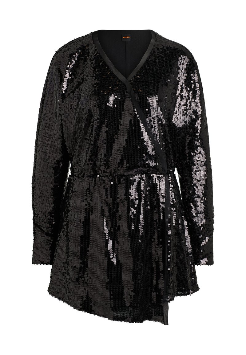 Boss Cocktailjurk zwart Boss Cocktailjurk zwart