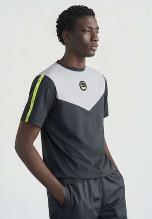 TEE - T-shirt imprimé - dark smoke grey/smoke grey