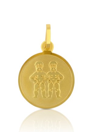STERNZEICHEN ZWILLINGE  19 12MM - Anhänger - gelbgold-coloured