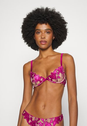 EMBROIDERY DEMI BRA - Bügel BH - magenta