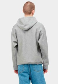 Carhartt WIP HOODED AMERICAN SCRIPT - Sweat à capuche - grey heather
