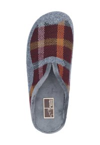 Manitu Slippers - bordeaux grau