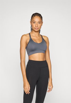 2 PACK  - Sport-BH mit leichter Stützkraft - black/dark grey