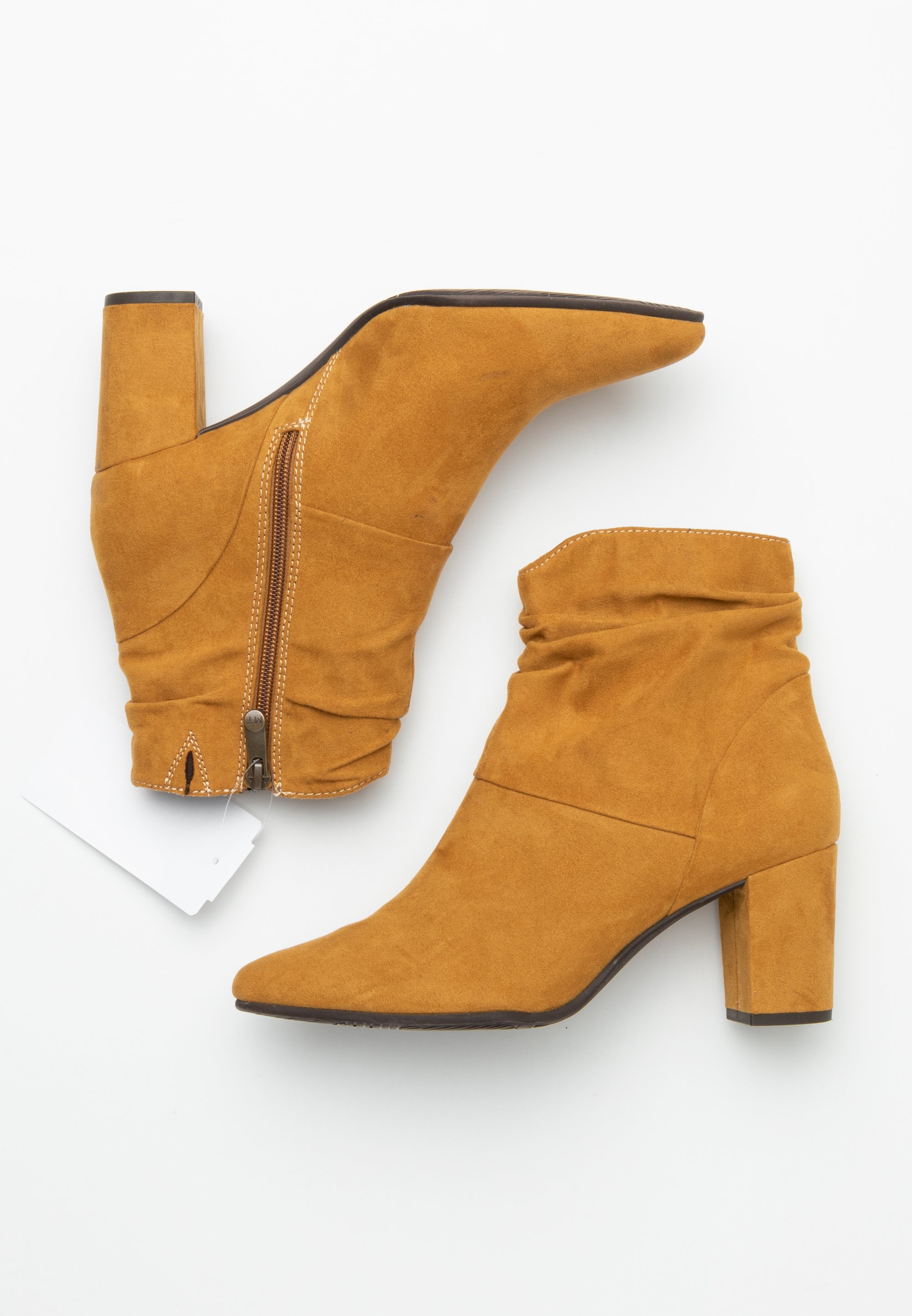 Yellow Gelbe Stiefeletten Leder Marco Tozzi Stiefelette Yellow/gelb  (Pre-owned) Zalando