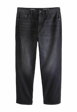Next, RELAXED FIT - CLASSIC STRETCH JEANS  . - Vaqueros boyfriend - washed black crosshatch