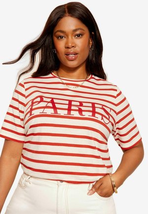 REGULAR FIT - SHORT SLEEVE GRAPHIC - T-Shirt print - white