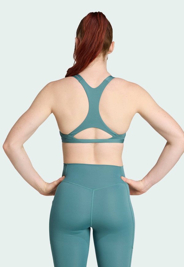 IMPACT LUXE  - Light support sports bra - preloved teal2