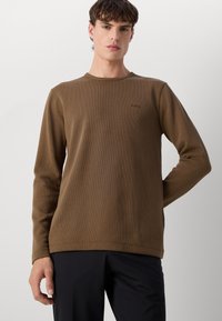 BOSS TEMPESTO - Pulóver - open brown