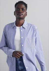 rag & bone MAXINE BUTTON DOWN - Pogājama blūze - blu