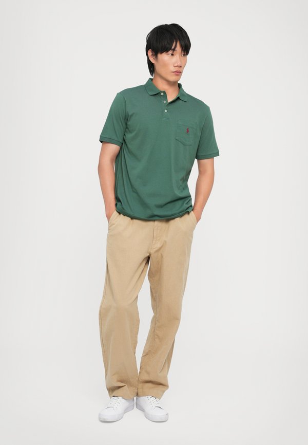 CLASSIC FIT JERSEY POCKET POLO SHIRT - Polo shirt - washed forest3