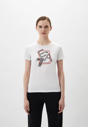 EA7 Emporio Armani, T-shirt con stampa - white