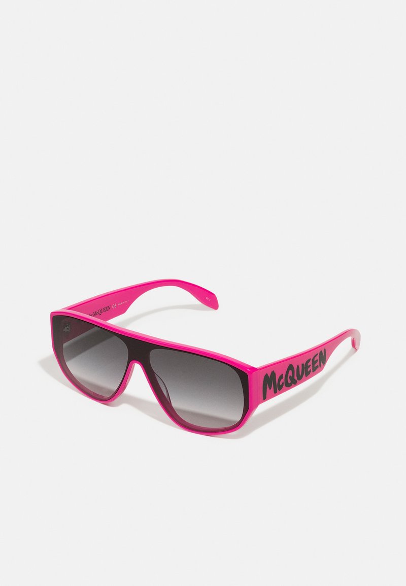Alexander McQueen UNISEX Sunglasses fuchsia/grey/pink Zalando.co.uk