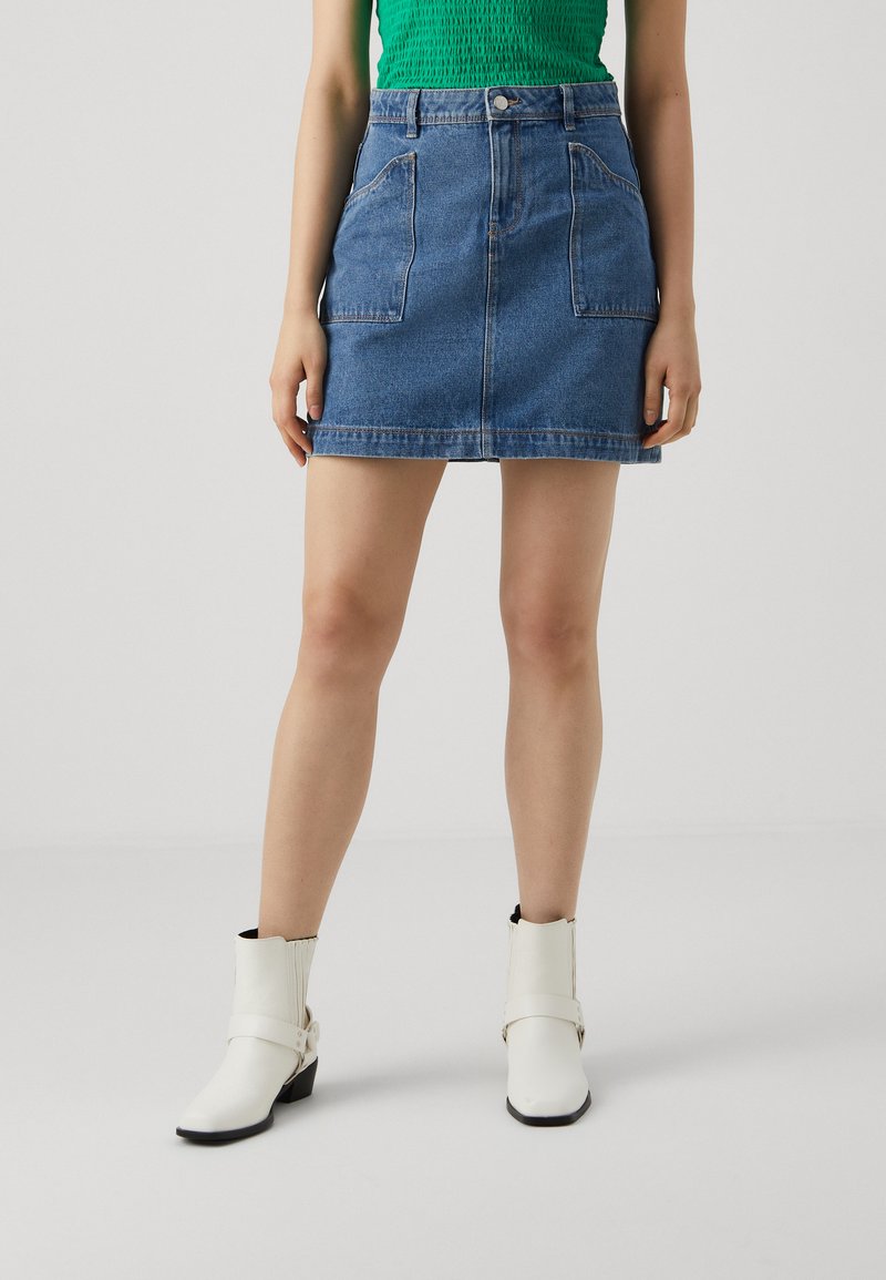 ONLY Tall - ONLMARIANA SKIRT  - Jupe en jean - light blue denim, Agrandir