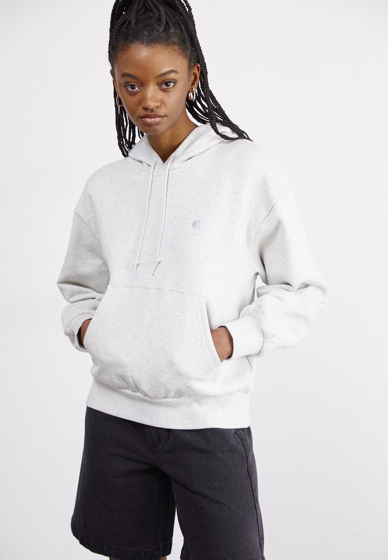 Carhartt WIP HOODED CASEY - Sweatshirt - ash heather/silver