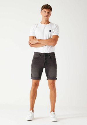 Garcia ROCKO 695 SLIM  S - Jeans Shorts - dark used