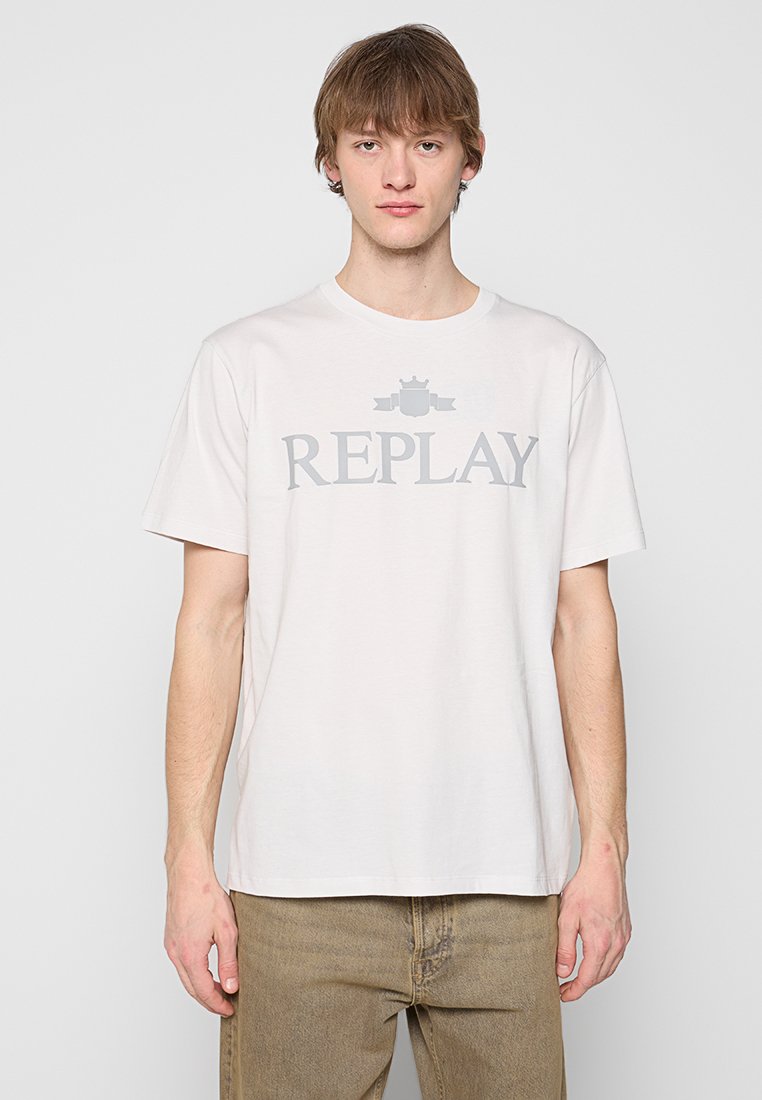 Replay T-shirt print wit
