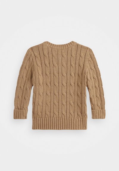 Polo Ralph Lauren CABLE KNIT COTTON JUMPER - Džemperis - camel