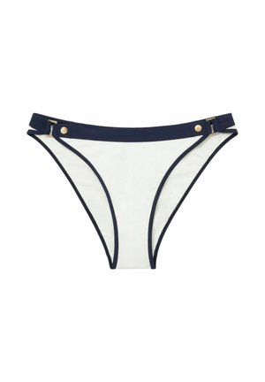 Reiss, SASKIA CONTRAST FIXED-SIDE BIKINI BOTTOMS - Bikini-Hose - ivory navy