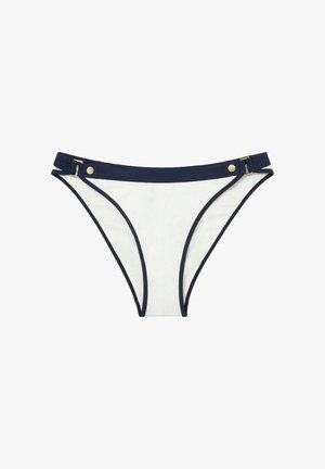Reiss, SASKIA CONTRAST FIXED-SIDE BIKINI BOTTOMS - Bikini-Hose - ivory navy