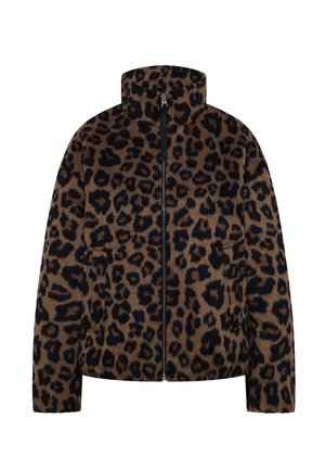 Cecil, BLOUSON MIT STEHKRAGEN UND LEO-MUSTER - Veste d'hiver - creamy mocha