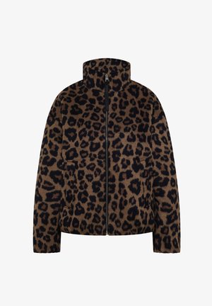 Cecil, BLOUSON MIT STEHKRAGEN UND LEO-MUSTER - Veste d'hiver - creamy mocha