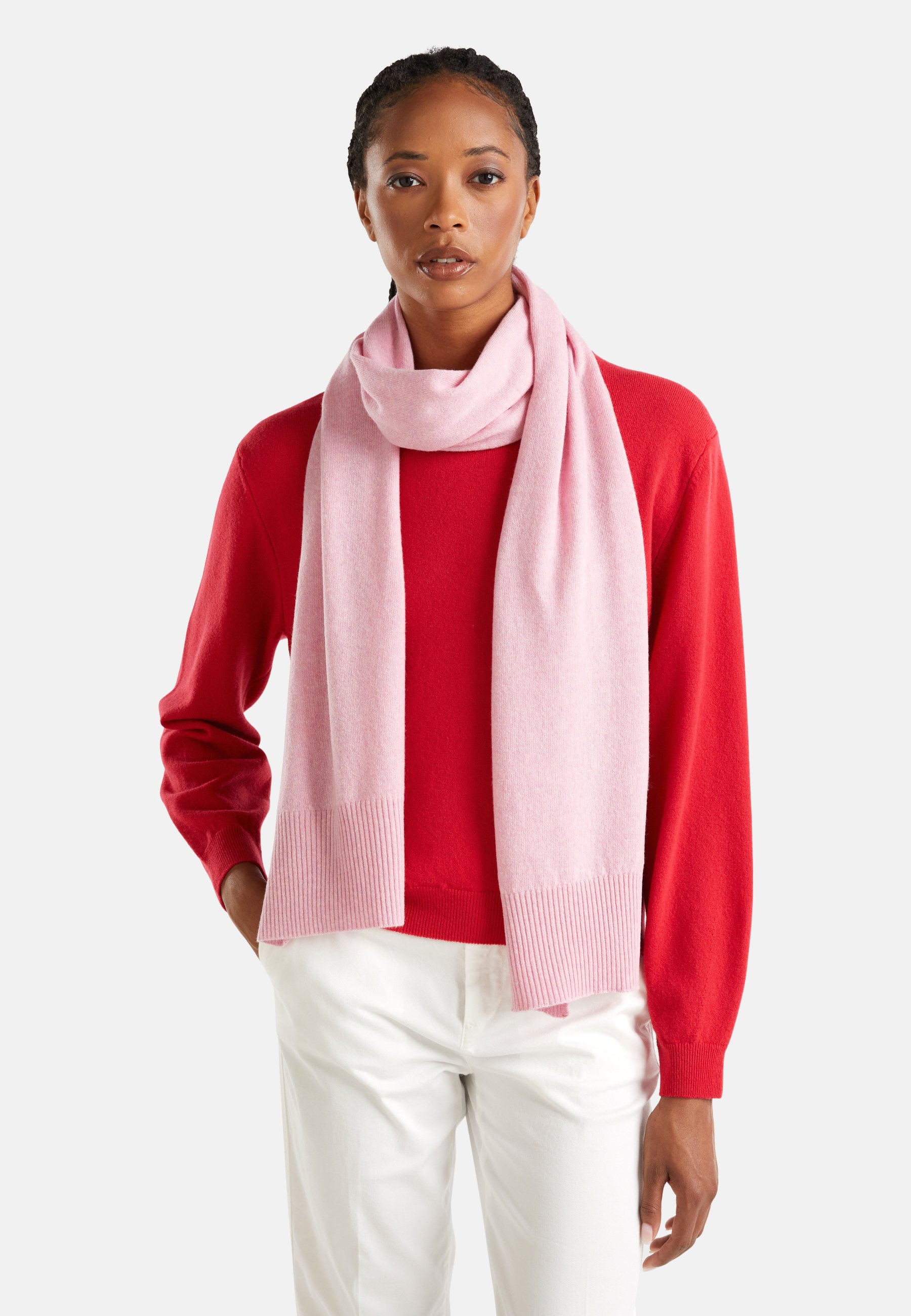 United Colors of Benetton WITH EDGES Écharpe pink/rose