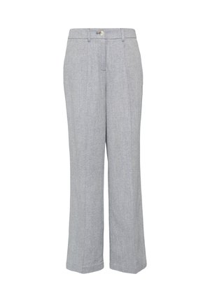 s.Oliver TWILL MIT WIDE LEG - Trousers - hellblau
